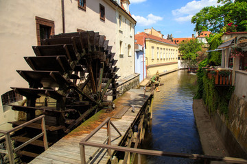historic Water Mill in Prague, Water Mill, czech republic, europ © ilyshev.photo
