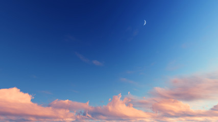 Cloudy blue sky abstract background, blue sky background with ti