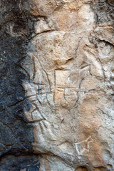 QOBUSTAN Prehistorical petroglyphs rock-painting in Azerbaijan