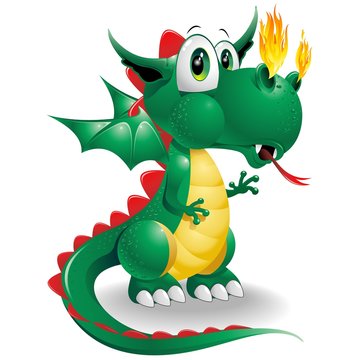 Baby Dragon Cute Cartoon 