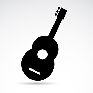 Guitar vector icon.