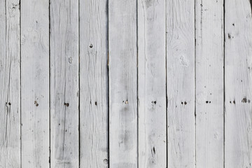 white painted pine planks on fence in horizontal format