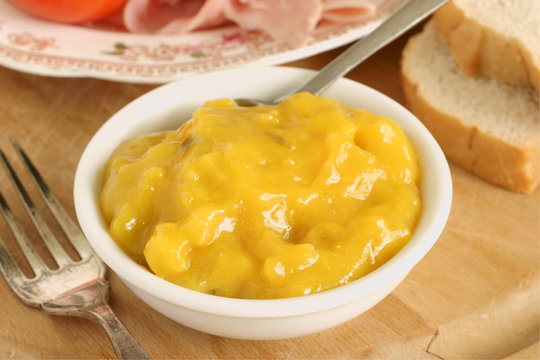 Piccalilli a relish made with vegetables mustard and turmeric