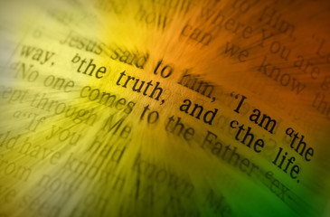 Bible text - I AM THE WAY, THE TRUTH, AND THE LIFE