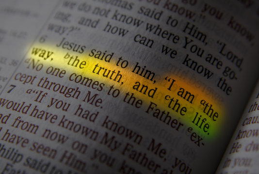 Bible text - I AM THE WAY, THE TRUTH, AND THE LIFE