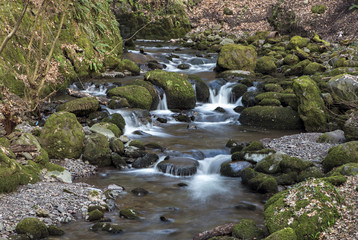 Fototapeta premium Rumbling River rocks,