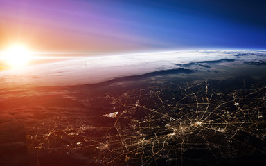 Earth - High resolution images presents planets of the solar system. This image elements furnished...