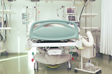 Contemporary facilities in hospital ward
