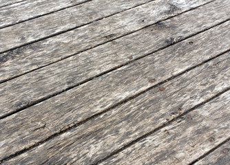 Obraz premium Weathered gray wooden floor.