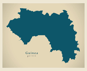 Modern Map - Guinea GN