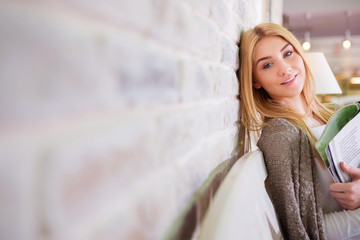 Fototapeta premium Beautiful blond girl