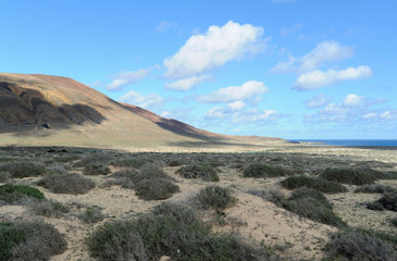 Casas de Pedro Barba sur l'île de La Graciosa à Lanzarote