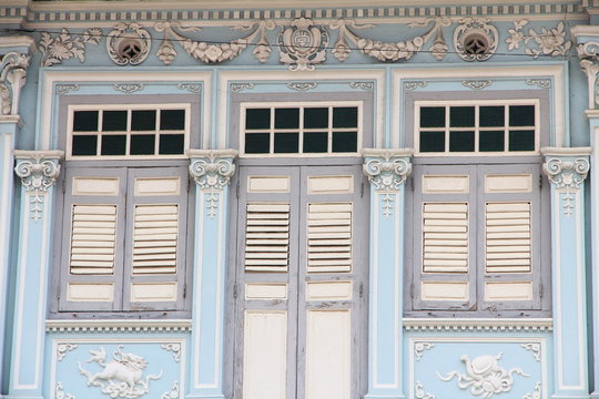 Shophouses In Joo Chiat, Singapore