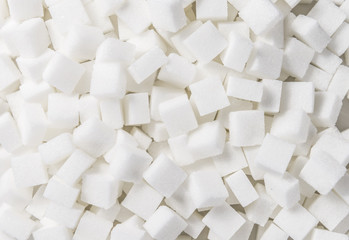 White Sugar cubes (full frame image)