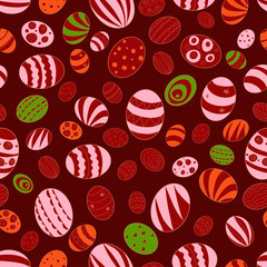 The pattern of  Easter egg