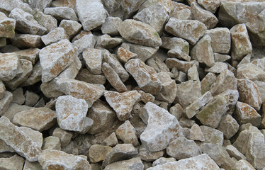 A Background Image of Grey Stone Rock Pieces.