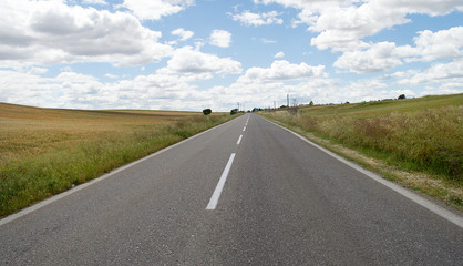 Road and beautiful landscape
