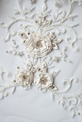 white wedding lace
