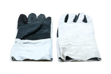 protective work gloves isolated