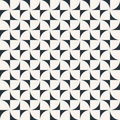 seamless vector pattern of quarter circles.