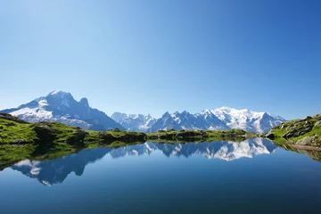 Crédence de cuisine en verre imprimé Mont Blanc Alpes