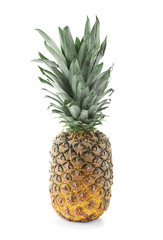Fototapeta premium Fresh pineapple isolated on white