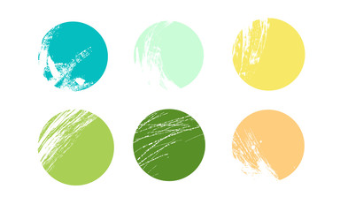 Pennellate e spruzzi di colore