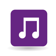 music note icon design, vector illustration