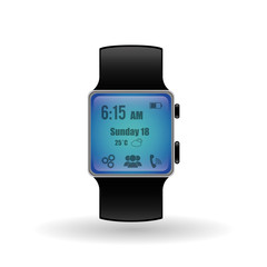 smart watch icon design, vector illustration