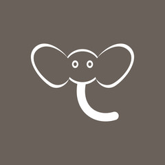 Tree Icon on Dark Gray Color. Eps-10.