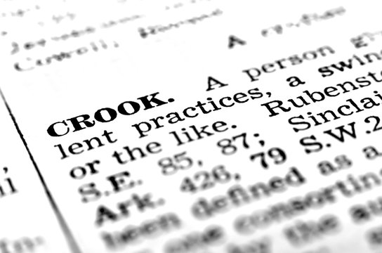 Crook Definition Defined Dictionary