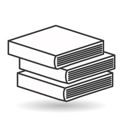 books icon design, vector illustration