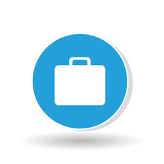 suitcase icon design, vector illustration