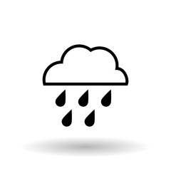 cloud icon design, vector illustration