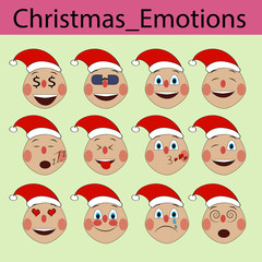 different emotions, smile