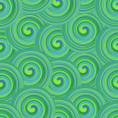 Fototapeta na wymiar Seamless pattern of swirls