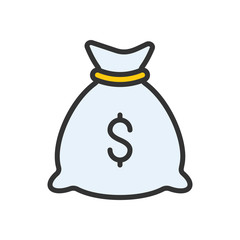 Money Bag outline icon