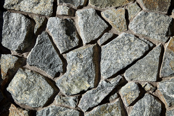 Stone Veneer Natural granite rock detail closeup