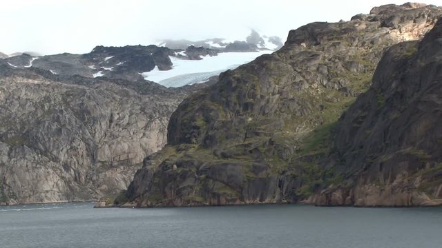Dramatic scenery in Prince Christian Sound, Greenland