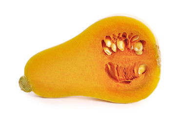 Pumpkins isolated on white