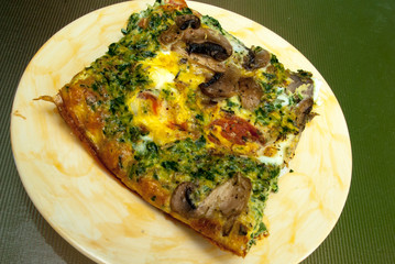 Omlet ze szpinakiem © Krzysztof Matloch