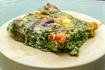 Omlet ze szpinakiem © Krzysztof Matloch