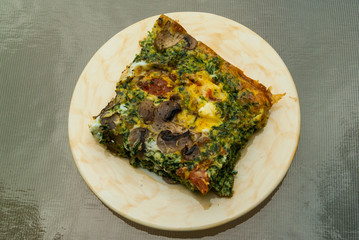 Omlet ze szpinakiem © Krzysztof Matloch