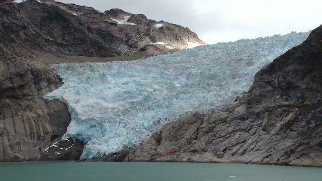 Large glacier in Prince Christian Sound, Greenland