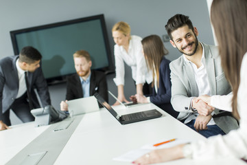 Fototapeta premium Business people