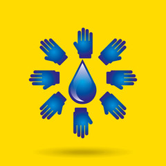 save the water design 