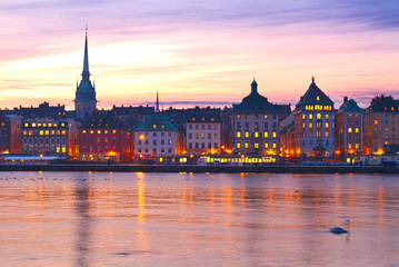 Fototapeta premium skyline of Stockholm, Sweden