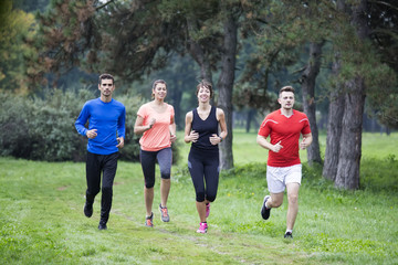 Obraz premium People running