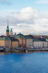 Fototapeta na wymiar skyline of Stockholm, Sweden