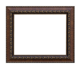 Retro wood  photo frame